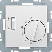Berker - Raumthermostat Raumtemperaturregler 20298989 S.x/B.x, pw. gl