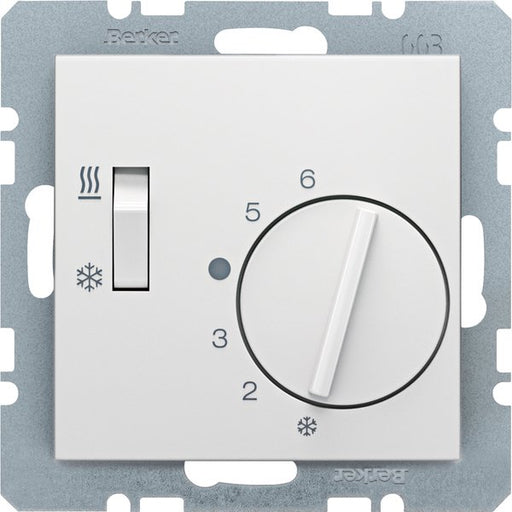 Berker - Raumthermostat Raumtemperaturregler 20298989 S.x/B.x, pw. gl