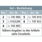 DEHN - Erdungs- und Kurzschließvorrichtung Erdungs-u. Kurzschließset EKS VI 2F KVS SBK VI