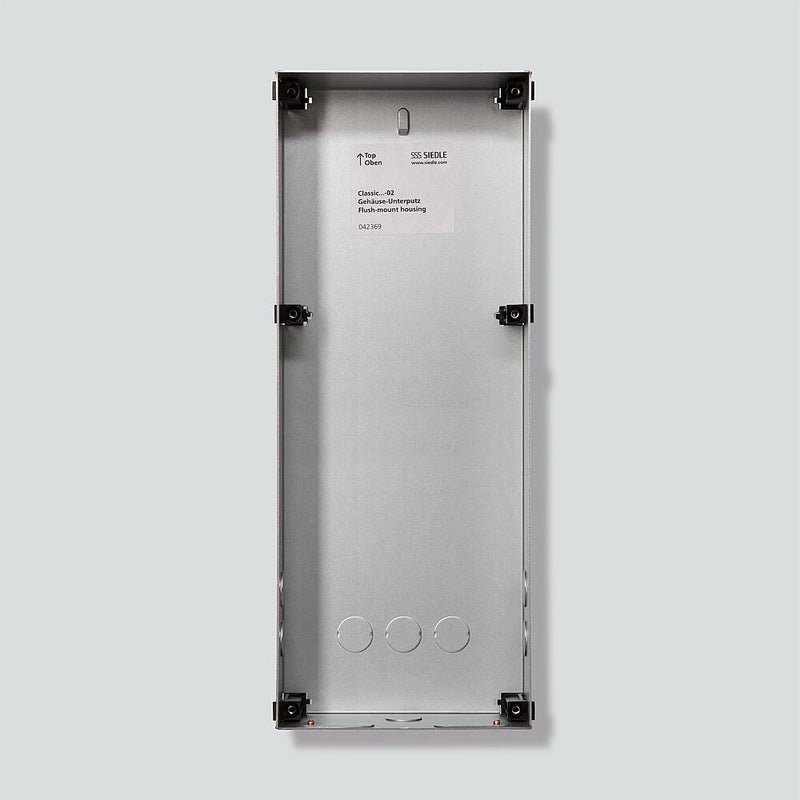 Siedle&Söhne - Montageelement für Türstation Unterputzgehäuse GU CL 08-0 Stahlblech verzinkt − 1 Stück