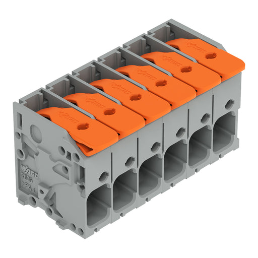 WAGO - Leiterplattenklemme 2606-1106 6mm²,gr − 40 Stück