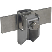 DEHN - Leitungshalter für Blitzschutz Flachbandhalter FRH116.10WA11B7V2A m. Druckstück NIRO