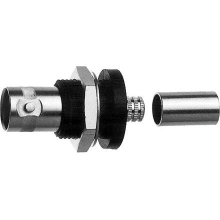 Telegärtner - Koax-Steckverbinder BNC Kabeleinbaubuchse 100023533 75 Ohm RG 59B/U(G2) − 5 Stück
