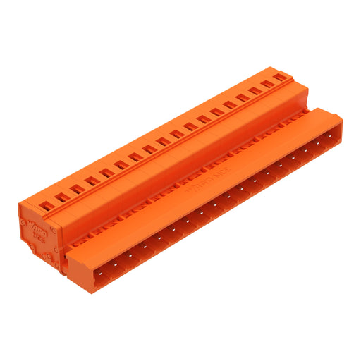 WAGO - Kabelsteckverbinder für Leiterplattensteckverbinder 1-Leiter-Stiftleiste 231-648/018-000 CAGECLAMP,2,5mm²,or − 10 Stück
