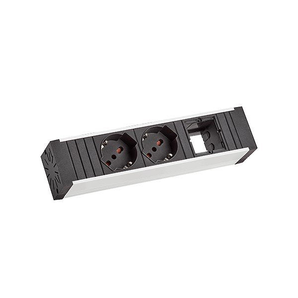 Bachmann - Mehrfachsteckdose Steckdoseneinheit VENID 936.012 2xCEE7/3 2xIT 1xCM S