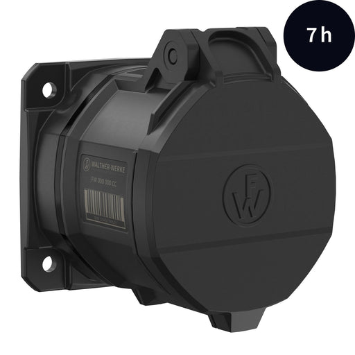 Walther Werke - CEE-Anbausteckdose (IEC 60309) CEE NEO Anbaudose gerade FW430507CC 32A 5P 7h IP54