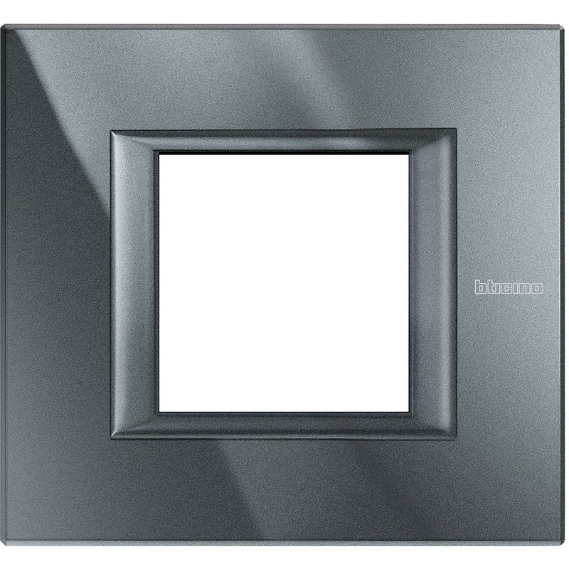 Legrand (BT) - Abdeckrahmen Axolute Rahmen 1-fach HA4802HS alu schwarz