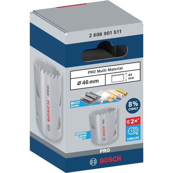 Bosch - Lochsäge PRO Multi Material 2608901511 Lochsäge 46 mm mit
