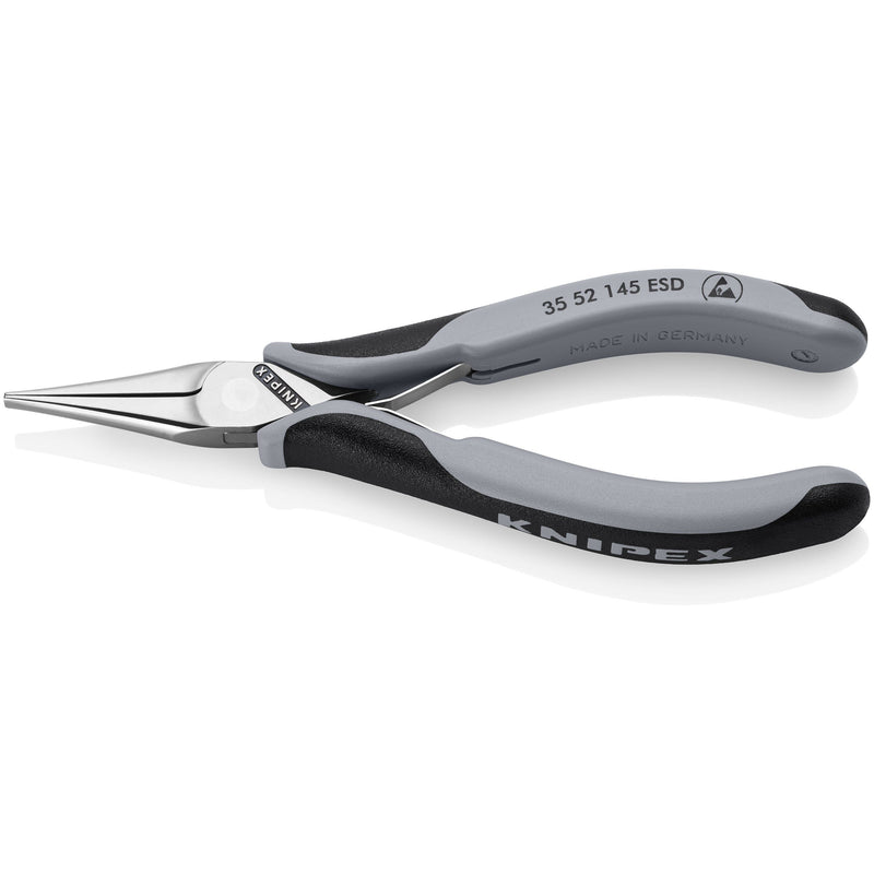 Knipex - Spezialwerkzeug für Kommunikationstechnik Elektronik-Greifzange ESD 35 52 145 ESD durchgesteckt Gelenk