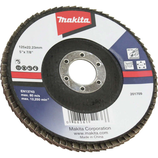 Makita - Trenn-/Schleifscheibe Fächerschleifscheibe D-63482 125mm A60