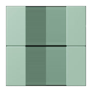 Jung - Abdeckung/Bedienelement für Installationsschalterprogramme Tastensatz 2fach LC 502 TSA 217 vert anglais clair