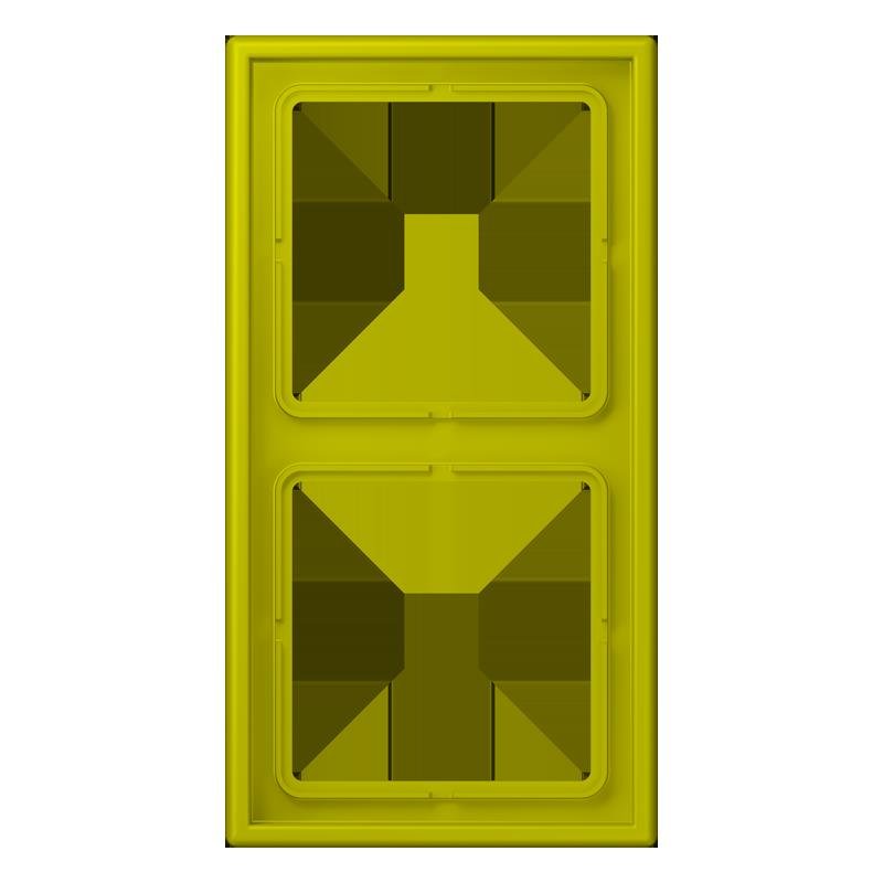 Jung - Abdeckrahmen Rahmen 2-fach LC 982 249 vert olive vif