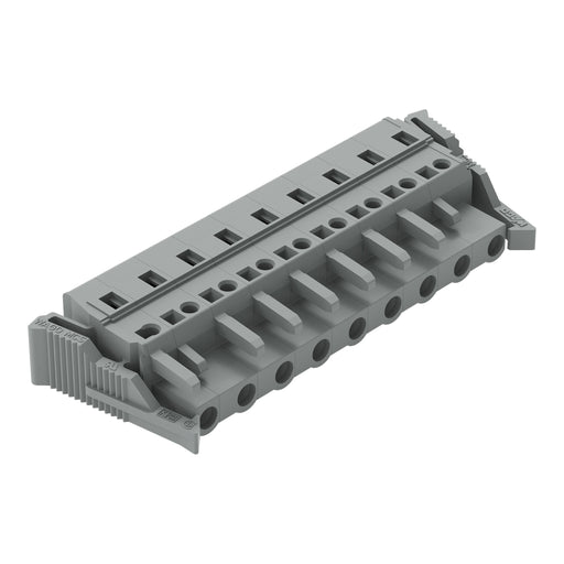 WAGO - Kabelsteckverbinder für Leiterplattensteckverbinder 1-Leiter-Federleiste 231-209/037-000 CAGECLAMP,2,5 mm²,gr − 25 Stück
