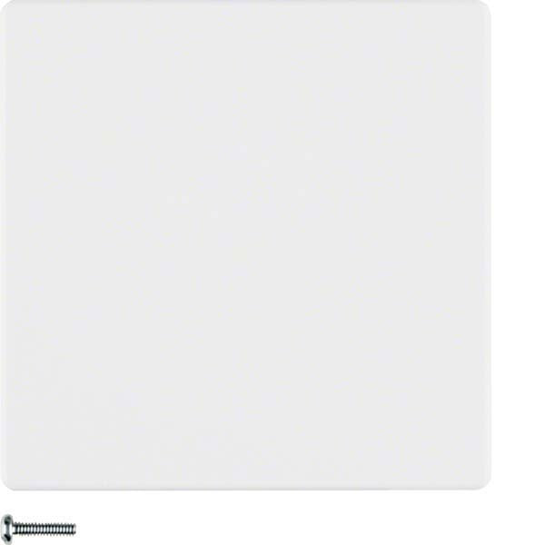 Berker - Bedienelement intelligent Taste 1fach 85141129 polarweiß samt