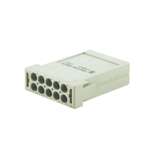 Weidmüller - Kontakteinsatz für Rechtecksteckverbinder Buchsenmodul HDC CM 10 FC 10pol,250V,10A − 10 Stück