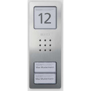 Siedle&Söhne - Türstation für Türkommunikation Audio-Türstation CA 812-2 E Edelstahl gebürstet