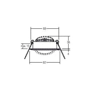 Brumberg Leuchten - Downlight/Strahler/Flutlicht LED-Einbaustrahler 39363073 3000K weiß dimm