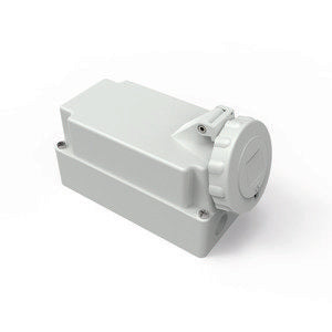 Bals Elektrotech - CEE-Steckdose (IEC 60309) Wandsteckdose 11667 5p >50V grau 1h