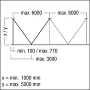 Zumtobel - Mechanisches Zubehör/Ersatzteile für Leuchten Spezialabhängung TECTON ASI5 M-SET