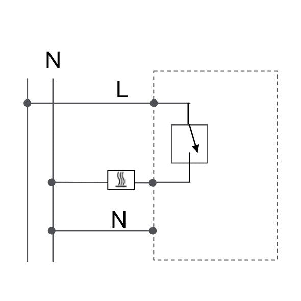 Eberle Controls - Raumthermostat/Uhrenthermostat UP-Raumregler 5-30C AC230V UTE 2100-RAL1013-G50 Ausgang Triac