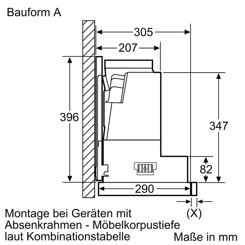 Siemens - Zubehör/Ersatzteile für Dunstabzugshauben Absenkrahmen LZ49601