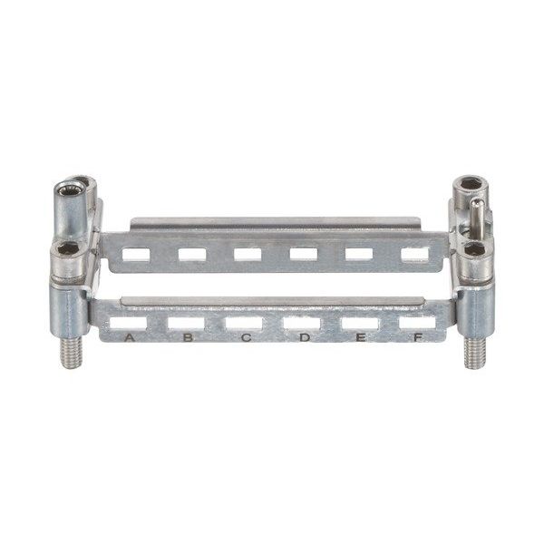 Harting - Befestigungselement für Industriesteckverbinder Halterahmen 09110169933 6 Einzelmodule