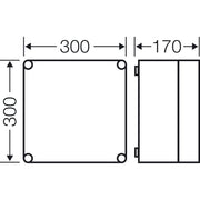 Hensel - Leergehäuse Mi 0201 275x275x146mm