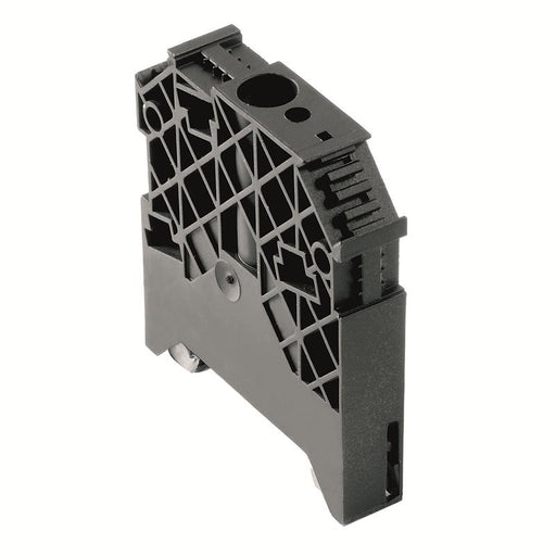 Weidmüller - Endklammer/-halter für Reihenklemme Endwinkel WEW 35/1 V0 GF SW Wemid, schwarz − 50 Stück