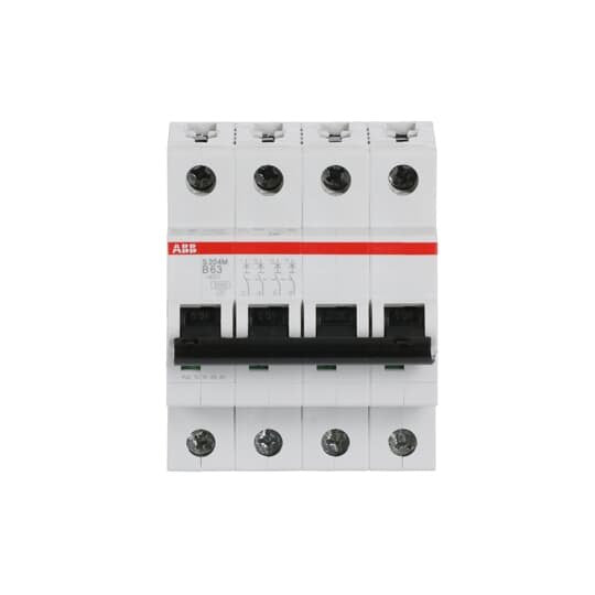 ABB Stotz S&J - Leitungsschutzschalter Sicherungsautomat S204M-B63 10kA 63A B 4p