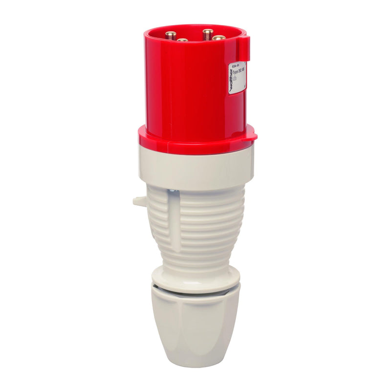 Walther Werke - CEE-Stecker (IEC 60309) Stecker 262406 63A 4P 6h − 5 Stück