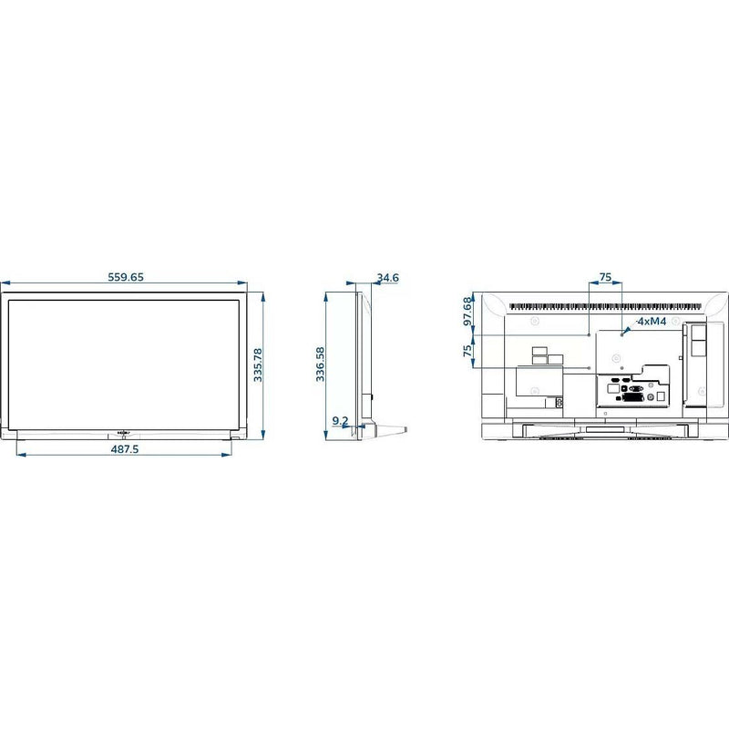 Philips - Fernseher Hotel-LED-TV 24HFL3014P/12 61cm