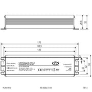EVN Lichttechnik - LED-Betriebsgerät LED-Netzgerät PLK673540 350mA 20-37W IP67