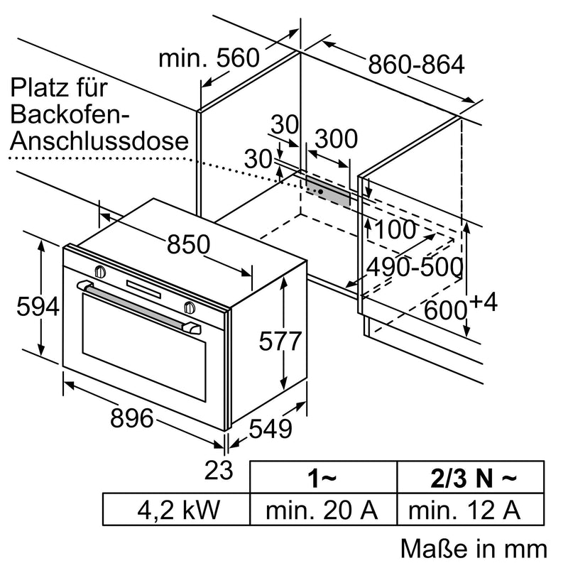 Siemens - Backofen EB-Backofen VB578D0S0 iQ500