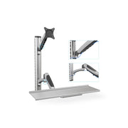 DIGITUS - Halterung für Audio-/Videosysteme Monitor-/Tastaturhalterung DA-90354 für LCD/LED