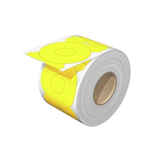 Weidmüller - Kennzeichnungsmaterial Gerätemarkierer, Etikett SMDIA60-22MMGEVPE100 60-22mm gelb − 100 Stück