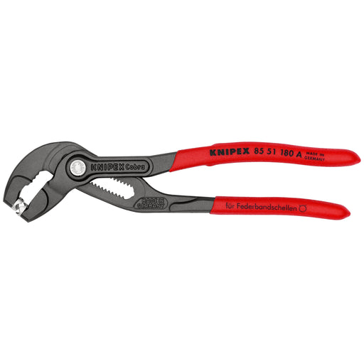 Knipex - Wasserpumpenzange Federbandschellenzange 85 51 180 A
