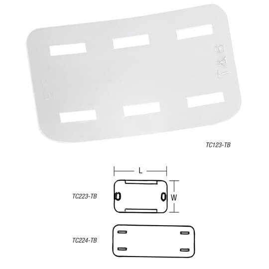 ABB Stotz S&J T&B - Kabelmarkierungssystem Befestigungssockel TC223-TB − 1000 Stück