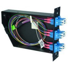 Telegärtner - Patchpanel LWL FanOut-Modul 6xLC D SM 100022399 blau OS2