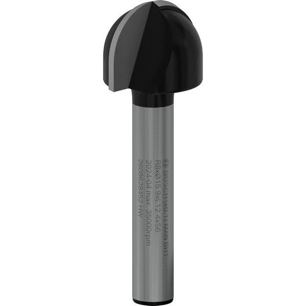 Bosch - Fräser PRO Hohlkehlfräser, 2608628452 R 8, Schaft 6 mm