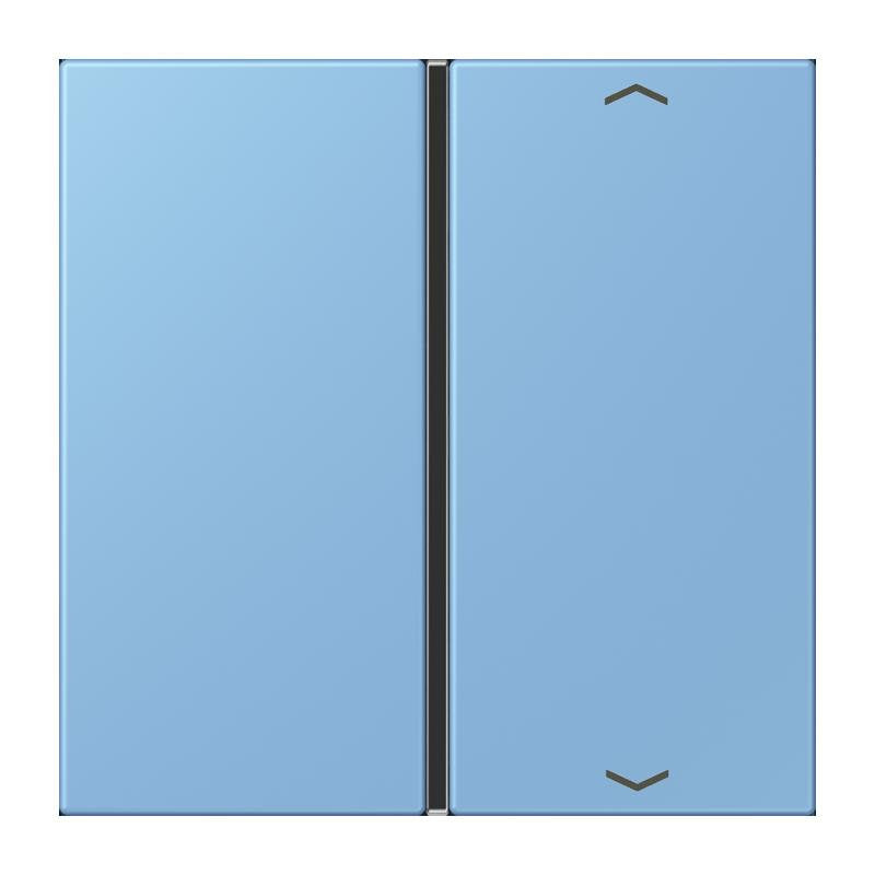 Jung - Abdeckung/Bedienelement für Installationsschalterprogramme Taste 1fach m. Pfeilsymb. LC 401 TSAP 256 bleu ceruleen 59
