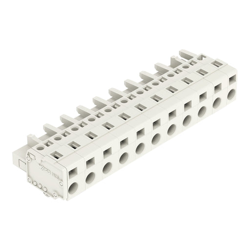 WAGO - Kabelsteckverbinder für Leiterplattensteckverbinder 1-Leiter-Federleiste 721-211/008-000 CAGECLAMP 2,5mm²,lgr − 10 Stück