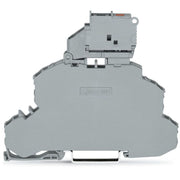 WAGO - Sicherungs-Reihenklemme Doppelstock-Sicherungskle. 2002-2611/1000-542 grau − 25 Stück