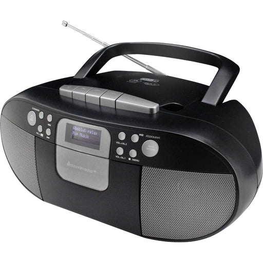 Soundmaster - Radio DAB+/CD Boombox SCD7800SW sw MP3,USB,Kassette