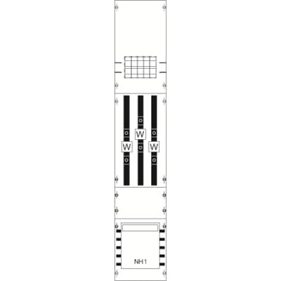 Striebel&John - Zählerfeld Wandlerfeld komplett KA4036 BH5, SS