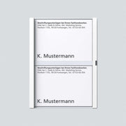 Siedle&Söhne - Zubehör/Ersatzteile für Türkommunikation Namensschild ws kpl. 200029042-00 f.TM 611-2 W