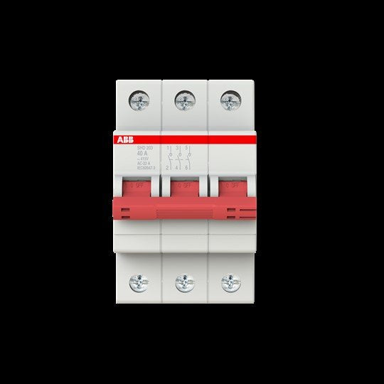 ABB Stotz S&J - Schalter für Reiheneinbau Lasttrennschalter SHD203/40 3-polig, 40A