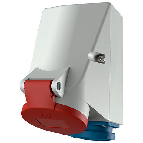 Mennekes - CEE-Steckdosen-Kombination (IEC 60309) Doppelbox TwinCONTACT 1648 16A4p400V, IP44