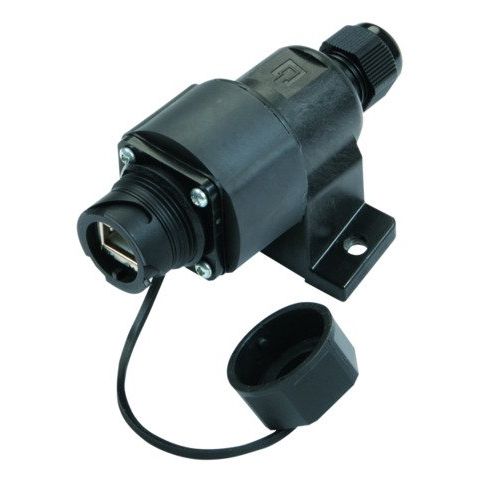 Telegärtner - Kommunikationsanschlussdose Kupfer Industrie STX V1 AP-Dose 100007446 RJ45 Modul A Cat.6A