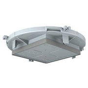 Kaiser - Zubehör/Ersatzteile für Leuchteneinbaugehäuse Frontteil HaloX 100 1281-69 DA 75x75 Sichtbeton − 8 Stück