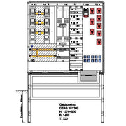 GSAB Elektrotechnik - Zähler-Komplettschrank Wandlermessung 04.W250.FP6333251610 N-energie 250A